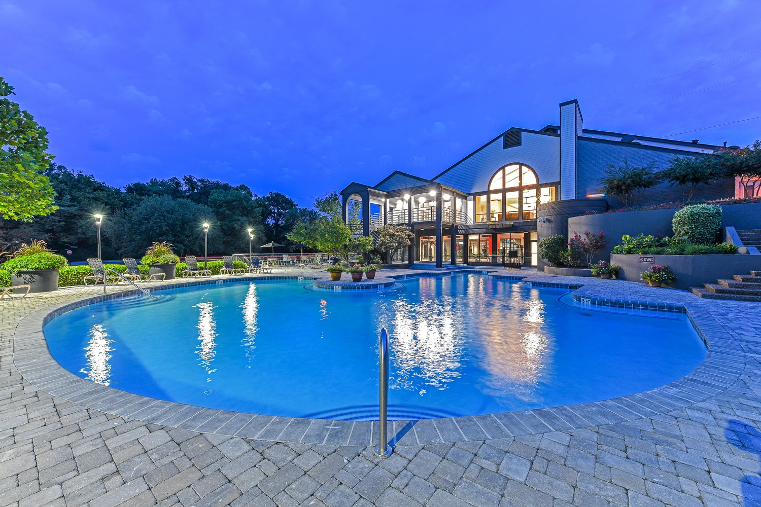 Twilight Pool at Stewarts Ferry, Nashville, Tennessee